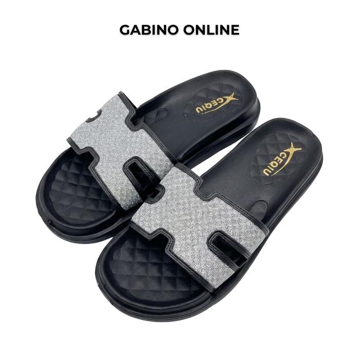 Gabino Sandal Wanita Dewasa Ceqiu Fashion Nyaman Ringan Anti Air Anti Slip Tahan Lama