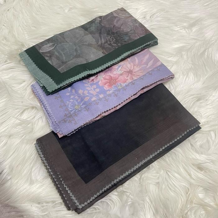HIJAB MOTIF KARAFA HIJAB dengan Pilihan Warna Elegan dan Desain Bunga Cantik untuk Tampilan Lebih St