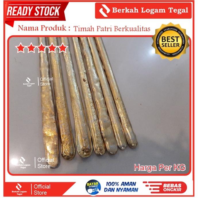 Timah Patri Batangan Kualitas Super No 1 Warna Emas Per Kg