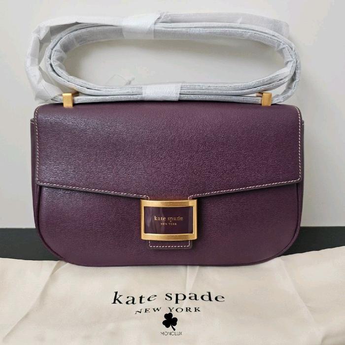 Nwt tas KS katy medium convertible shoulder bag deep cherry authentic sale new arrival
