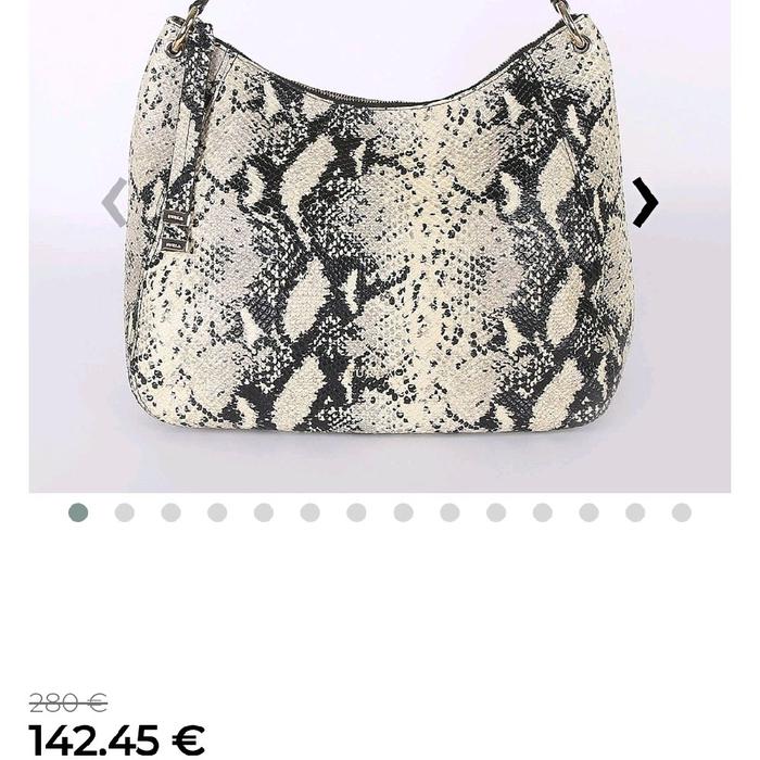 TAS FURLA PYTHON EMBOSSED LEATHER ORIGINAL SECOND