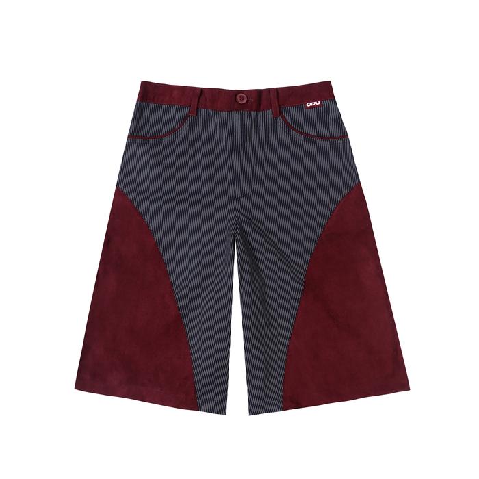 QUIET UNDER NONE X TSUKASA STRIPE MEDIUM SHORTS