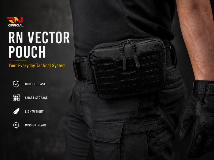 RN Vector Pouch – Tactical EDC Pouch Pria | Tas Pinggang Outdoor Compact