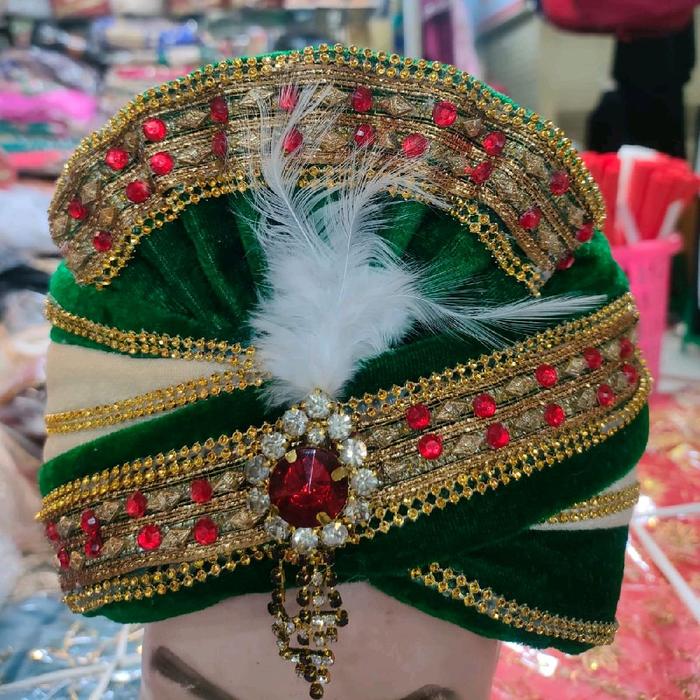 Topi india - Turban cowok - Topi india Pengantin - Turban india