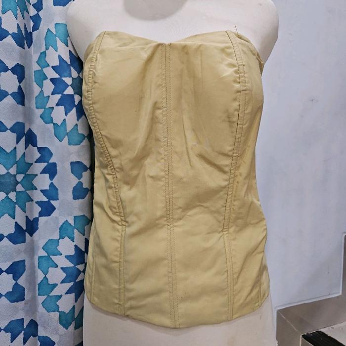 Preloved Kamisol Bustie Longtorso Cream