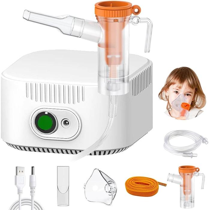 Compressor Alat Nebulizer Anak Inhaler Asma Bayi Batuk Pilek Pernafasan Bronkitis Nebul Terapi Alat