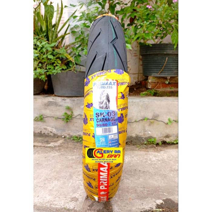Ban Tubeless Primaax Sk-03 90/80-17 Ban Donat 90/80-17 ban montor jupiter mx satria revo vega vixion