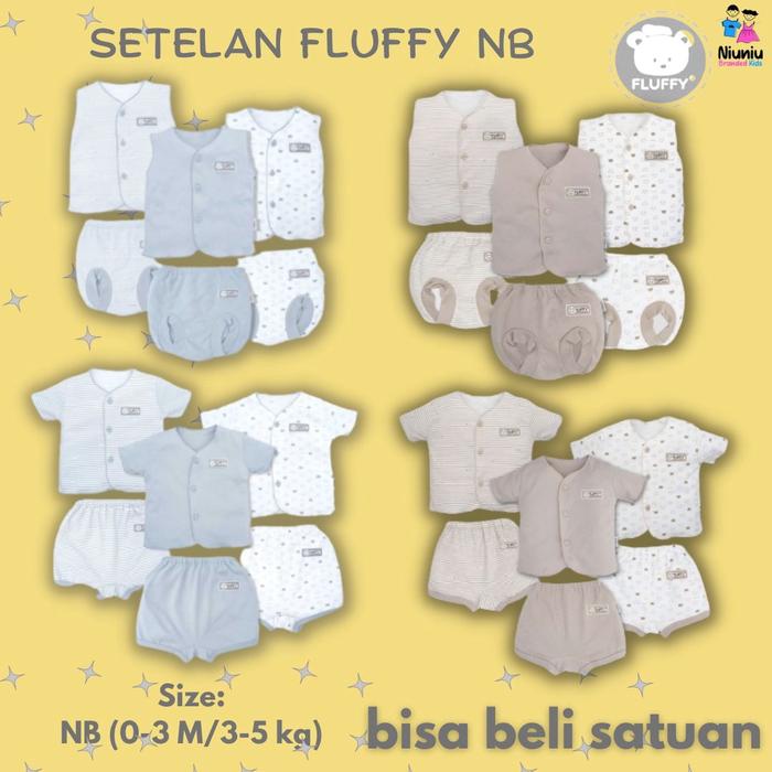 SETELAN ONESET ATASAN BAWAHAN PIYAMA BAJU TIDUR NECI FLUFFY BAJU BAYI ANAK KIDS LAKI LAKI PEREMPUAN 