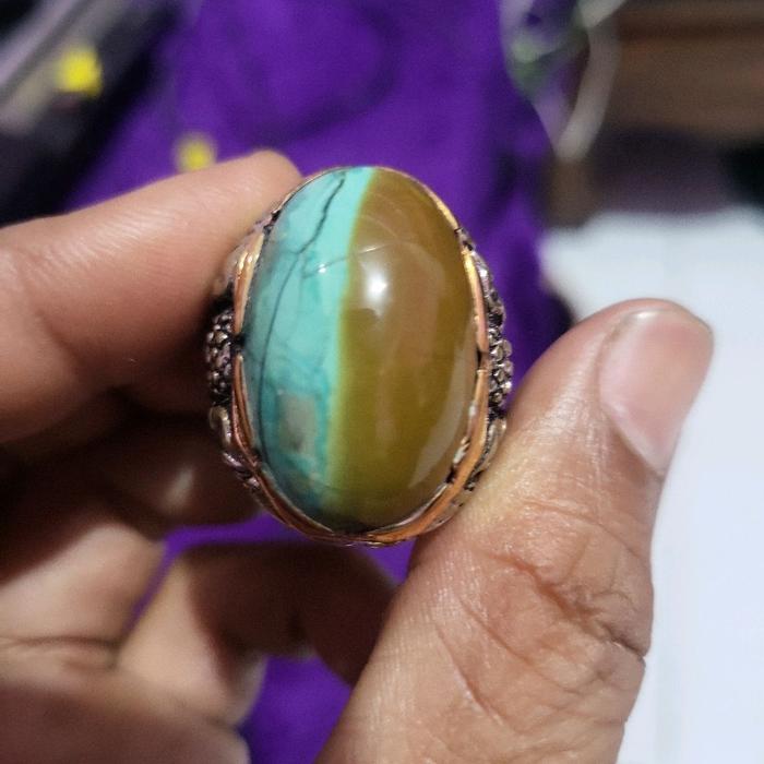 Batu pirus hubei dwi warna super