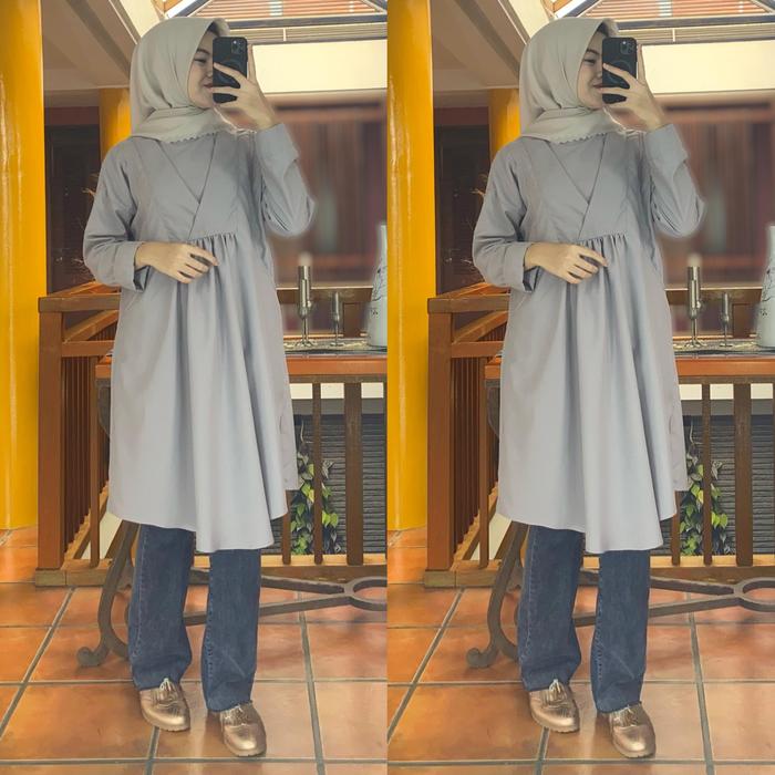 Baju Sagalaya - Nada Tunic | Tunik Silang Dada