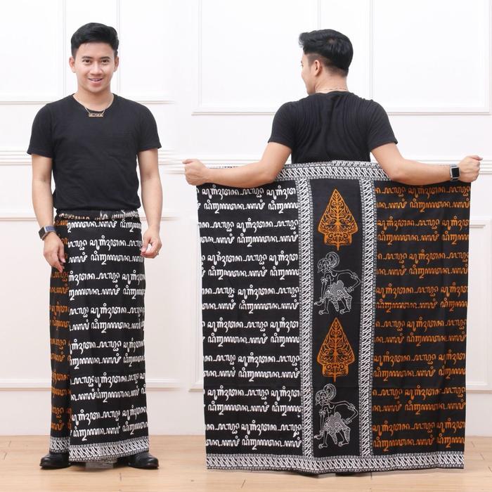 Sarung Batik Srikandi motif Wayang Honocoroko 1