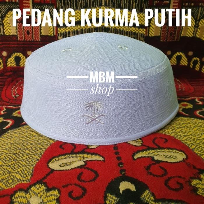 Peci malaysia Songkok Kopyah Malaysia Logo Pedang Kurma Coklat