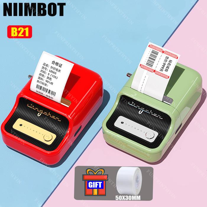 Niimbot B21 Wireless label printer Portable Pocket Barcode Printer