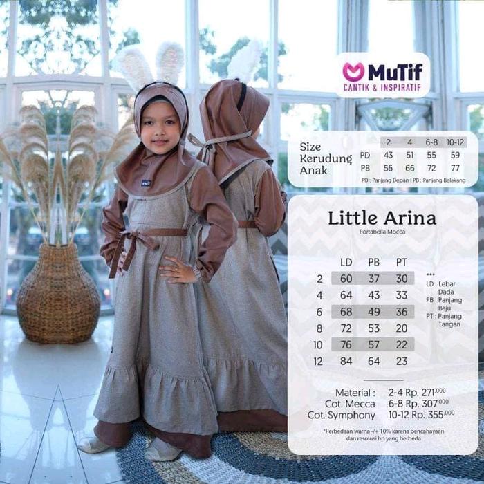 GAMIS MUTIF ARINA LITTLE