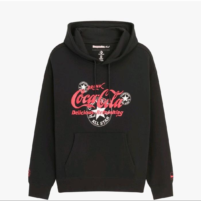 Converse x Coca Cola Hoodie Black Size L.  Original 100% & Brand New With Tag