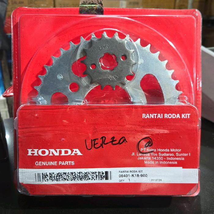 GEAR SET ASLI HONDA BUAT MOTOR VERZA 06401-K18-900