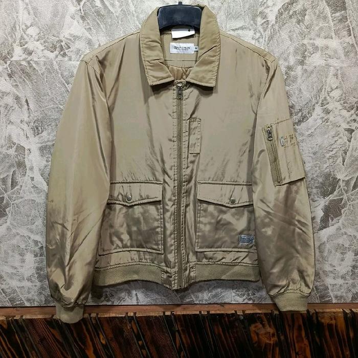 Jaket pria bomber semi parka SAINT PAINT colifornia sz L