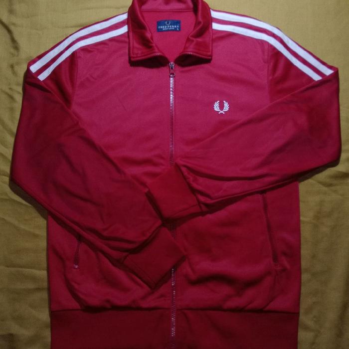 fred Perry tracktop Jaket jacket firebird threefoil Japan Market Jaket Olahraga Casual