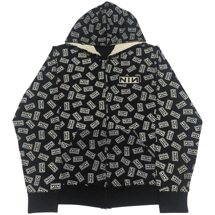 Nine inch nails zipper hoodie