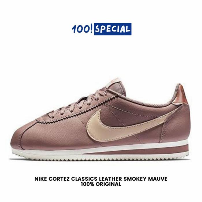 Sepatu Nike Cortez Classics Leather Smokey Mauve BNIB