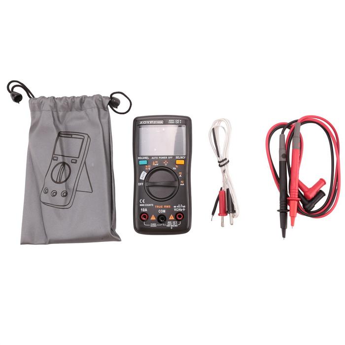 ZOYI ZT102A Digital Multimeter 6000 Counts Auto 113D Back Light AC/DC Voltmeter Transistor Tester Fr