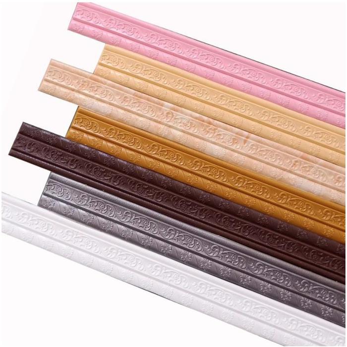 Wallpaper Border List / Wallborder Foam 3D Walpaper List Foam Stiker Dinding List 3D 2.3 Meter