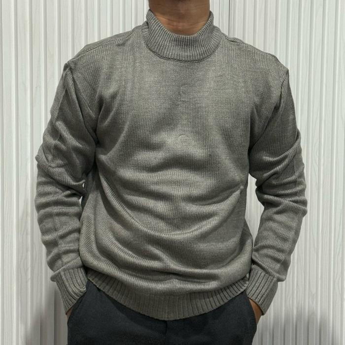 SPAO - Full Grey Casual Knit Sweater
