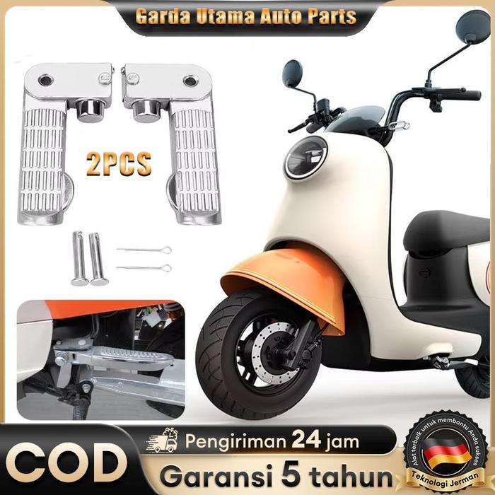 2pcs/Set Footstep Sepeda Listrik Anti Slip Pedal Sepeda Listrik Universal Pedal Belakang Sepeda List