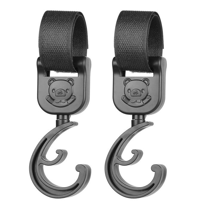 Cartoon Stroller Accessories-Degree Large Hook Umbrella Car Hook and