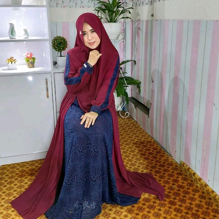 gamis arniz syari Muslim Dress
