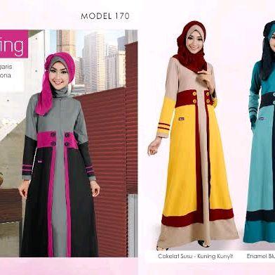 DISKON 50% Gamis Mutif Model 170 Gamis Kaos Wanita Dewasa Simple