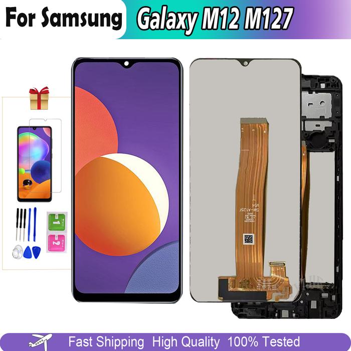 6.5" Original Lcd for Samsung Galaxy M12 M127 LCD Display Touch