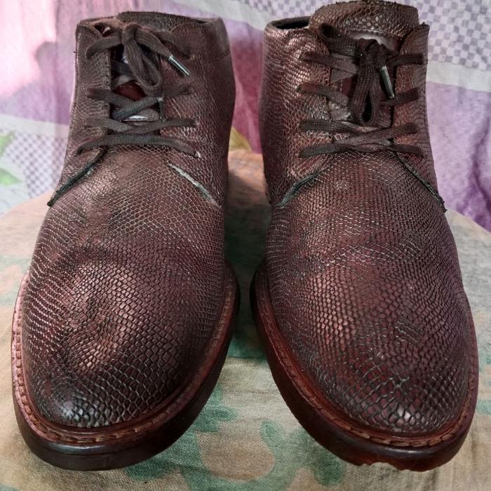 Sepatu Floris Van Bommel coklat model midel