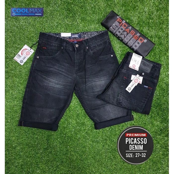 celana picasso jeans pendek // celana jeans pendek picasso // picasso original