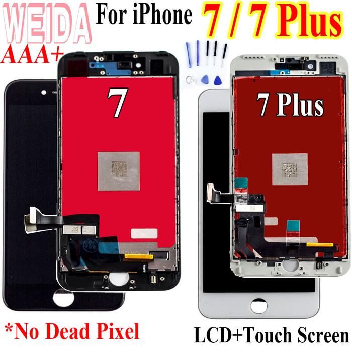 WEIDA 100% Test 7P lcd For Apple iPhone 7 / 7 Plus LCD Display Screen