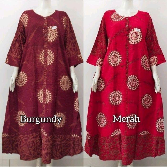 Daster Jodha Maura  Gaun Elegan dengan Desain Bunga dan Lengan Panjang untuk Tampilan yang Menawan