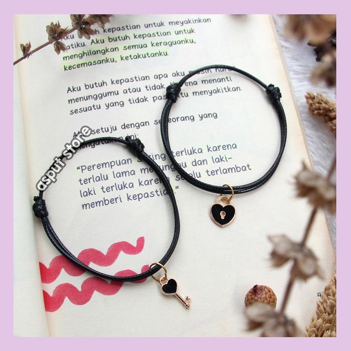 GELANG COUPLE KUNCI GEMBOK / GELANG COUPLE MAGNET / GELANG COUPLE / GELANG COUPLE MAGNET LOVE / GELA