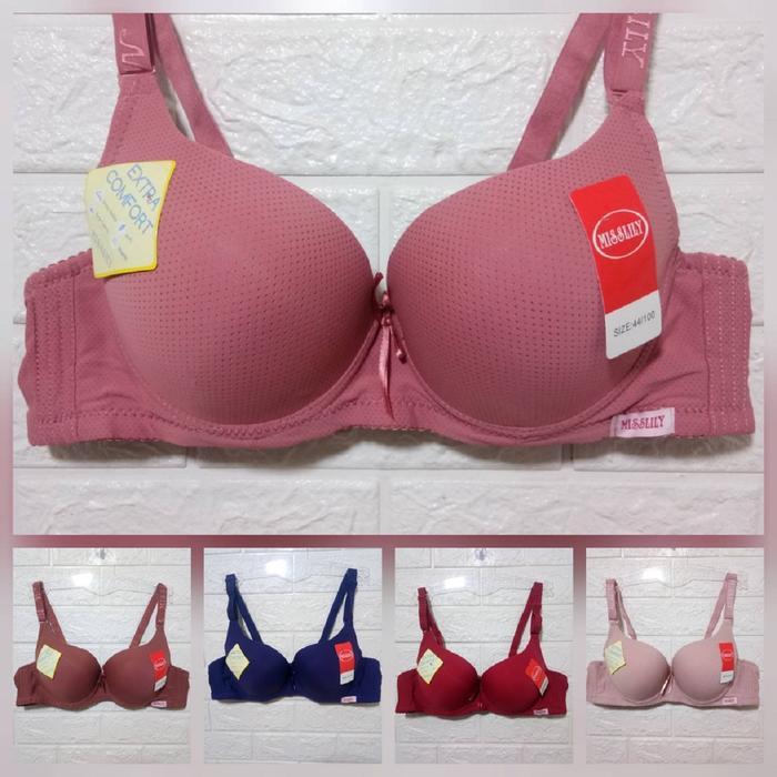 PREMIUM BH misslily 3263 | Bra Wanita Dewasa kawat Busa Tipis cup extra Comfort Setara ( Cup C ) 3/4