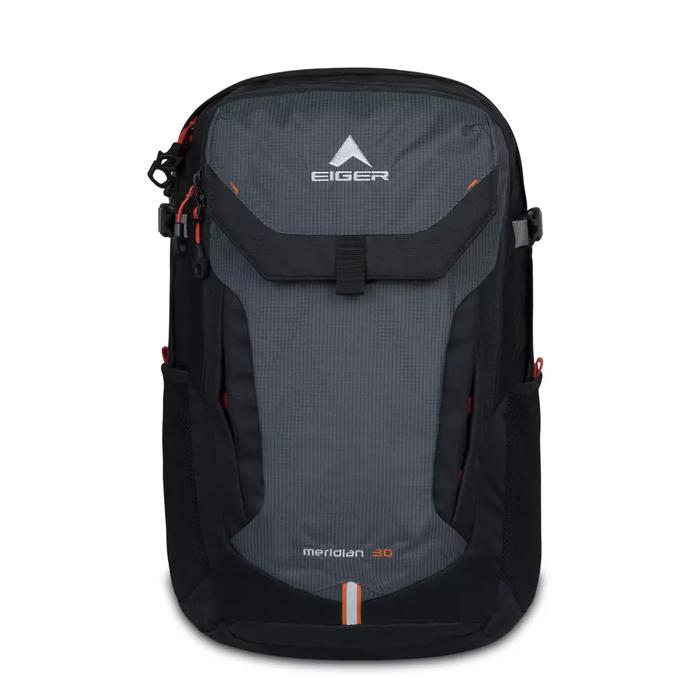 Tas Ransel Pria Eiger Meridian 30 Warna Hitam 910000358 Laptop Backpack 14" Kompartemen Luas & Kanto
