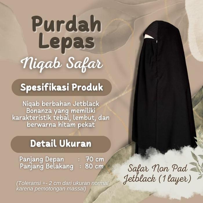 Ilaka24 Purdah Lepas Niqob Safar By Khayra Muslimah Terbaruza750
