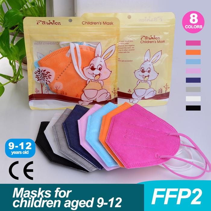 10-100Pcs kn95mask kids masks children ffp2 child kn95 for girls boys