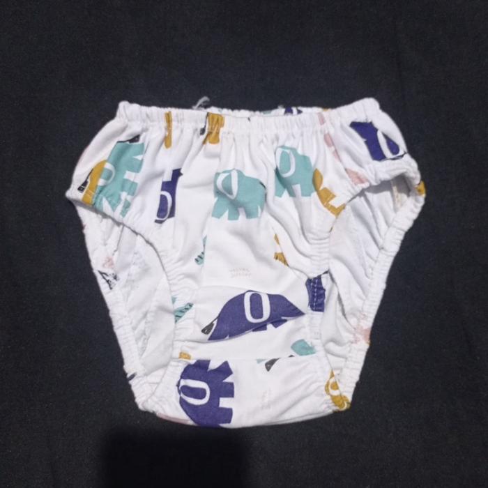 12 PCS Celana Dalem Anak Laki laki dan Perempuan 1-5th Kemasan Pouch Motif Fashion Pakaian Dalam Cuc