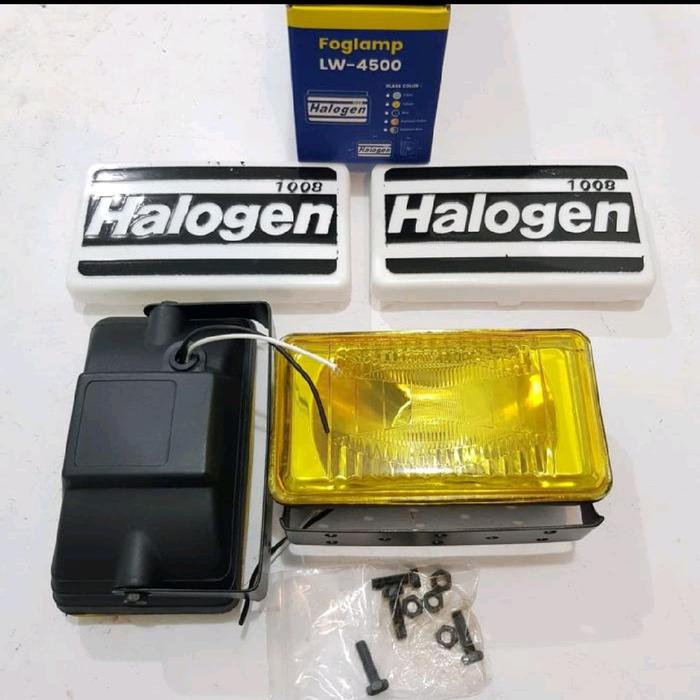 Lampu Sorot / Lampu Tembak / Fog Lamp Halogen 12V/55W H3 Kotak Kuning
