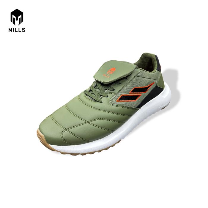 Sepatu Sneakers Mills Ultras Bravia Casual Shoes Pria Running Black - Black White Gum, 40 Snekers