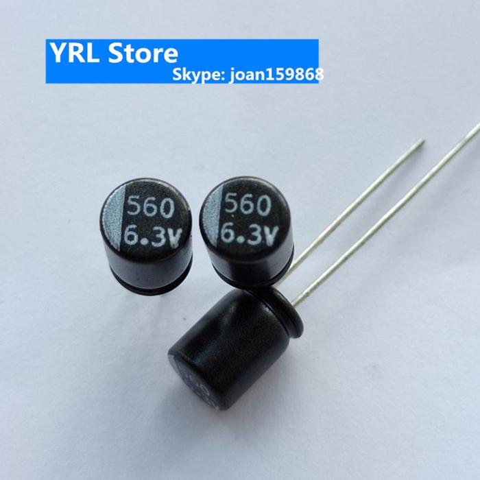FOR Solid state capacitor 6.3V560UF volume 6 * 9 high molecular