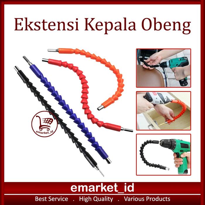 Ekstensi Kepala Obeng / Drill Sambungan Bor Screwdriver Extension Fleksibel flexible