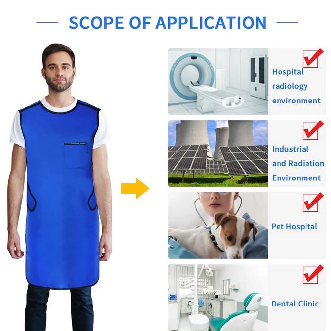 Apron Alat Pelindung Sinar Rontgen/0.5mmpb Apron Xray Anti Radiasi