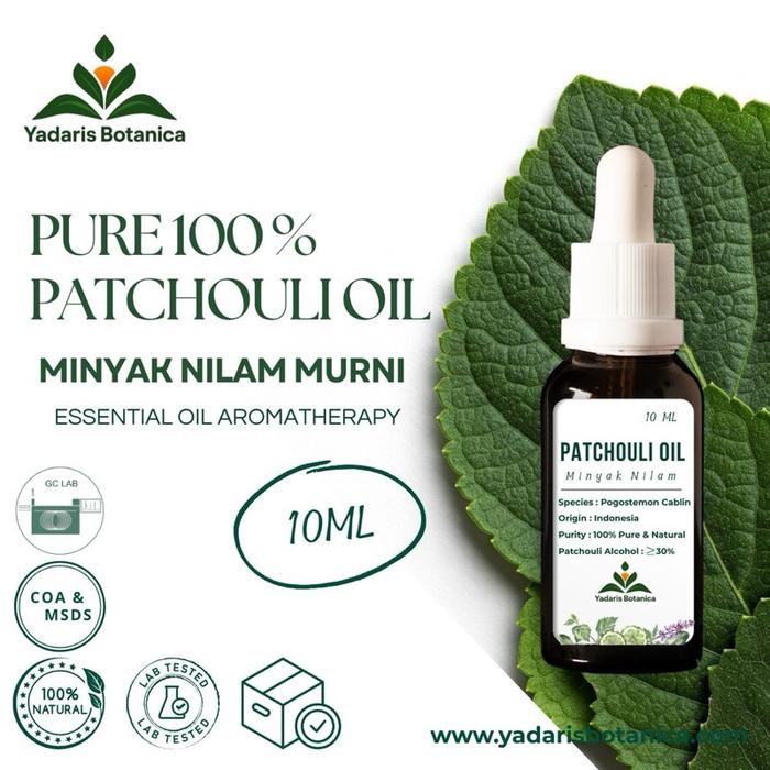 Pure Patchouli Essential Oil (Minyak Nilam Murni) 10ML/100ML/500ML/1000ML