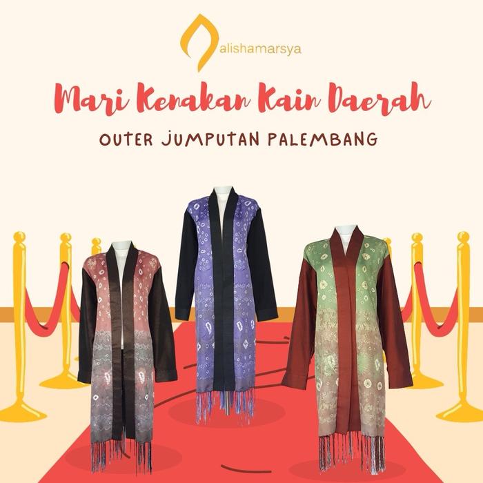 Outer Jumputan Khas Palembang