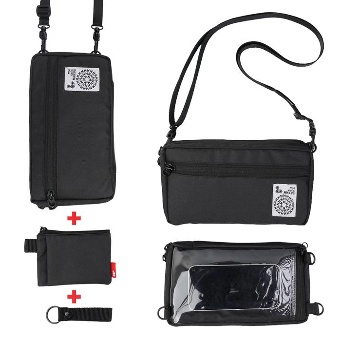 Tas HP Multifungsi Hanging Wallet Handphone Slingbag Pria Clutchbag Wanita Tas Selempang Serbaguna K